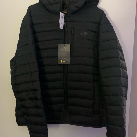 Mens Hollister Puffer Coat - Picture 2 of 4